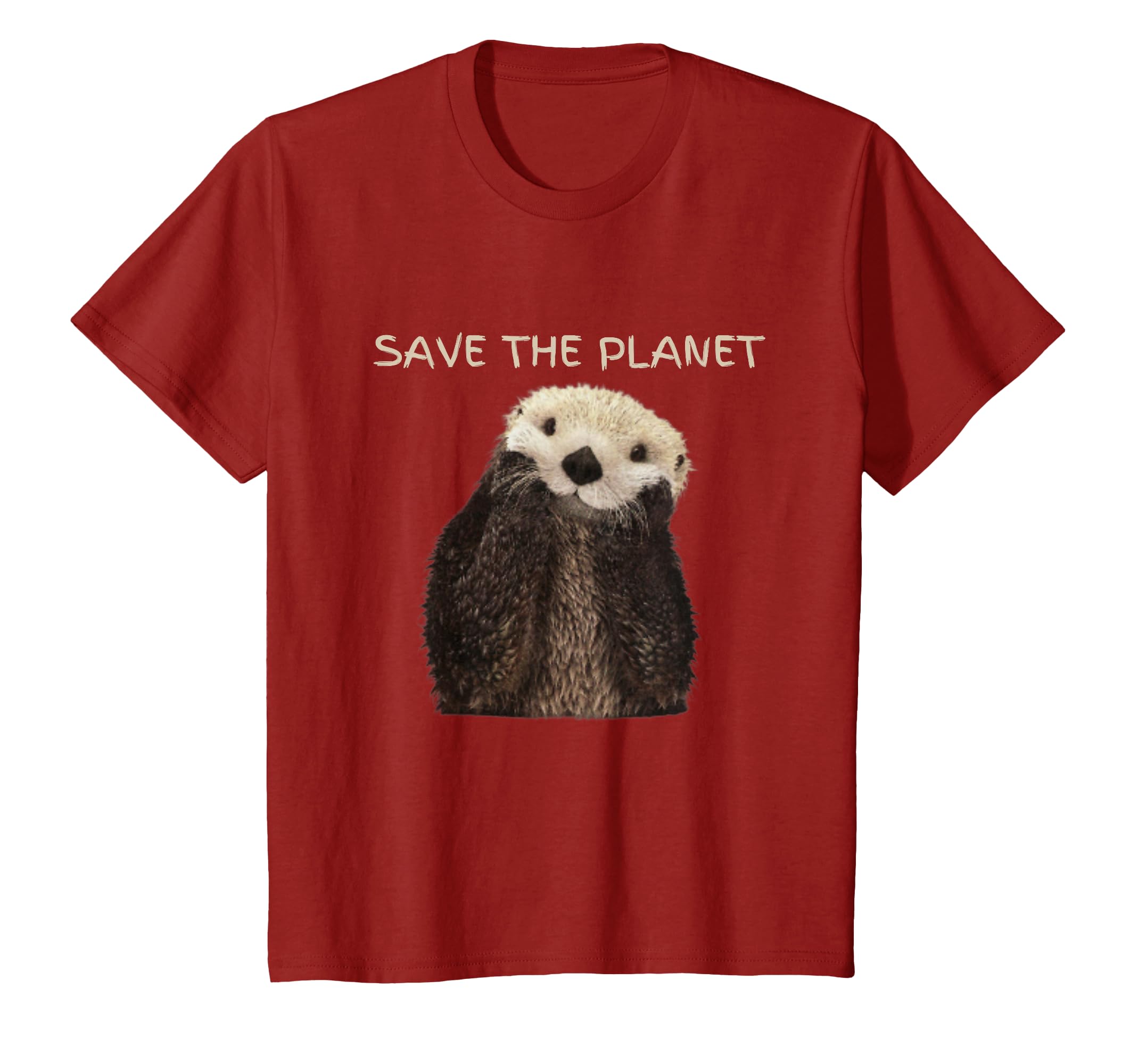 ラッコ洋服 Amazon | Save The Planet かわいいラッコ。 Tシャツ | Tシャツ