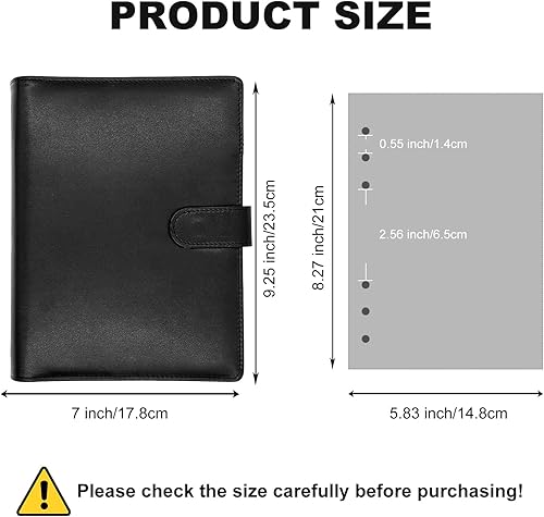Miniatura 3 de Carpeta de presupuesto con sobres con cremallera, organizador de dinero de piel sintética para tarjetas de cupón de billetes de efectivo,