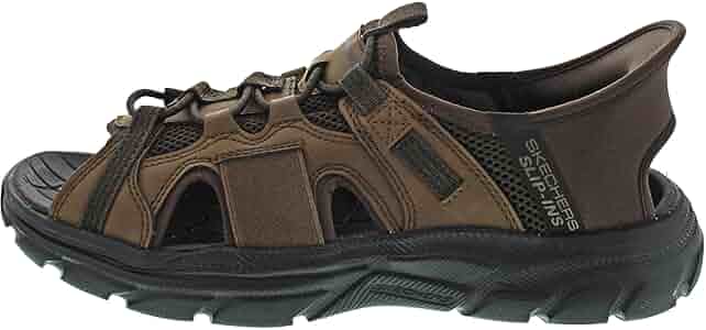 値下げ　SKECHERS ブラウン メンズサンダル　26cm 229210_01.jpg