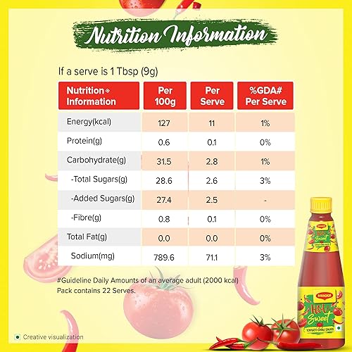 Miniatura 2 de Maggi Salsas Salsa de tomate picante y dulce, 7.05 oz, 7.05 oz, India - Vegetariana - Ketchup