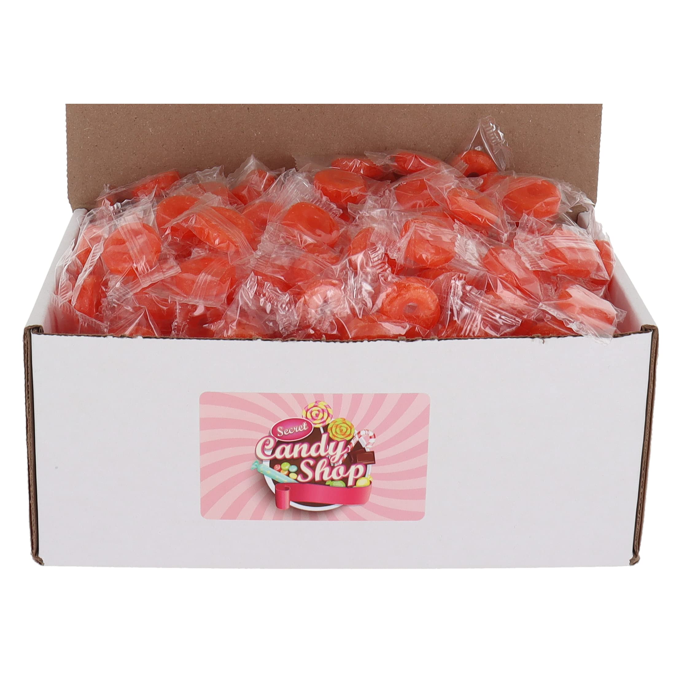 Lifesavers Fruit Hard Candy Candies Bulk in Box (Individually Wrapped) (Orange, 2lb)