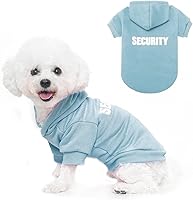 Vista 10 de BINGPET - Sudaderas con capucha de seguridad para perros, suéter para cachorros, abrigos para perros para clima frío, suéter de forro polar