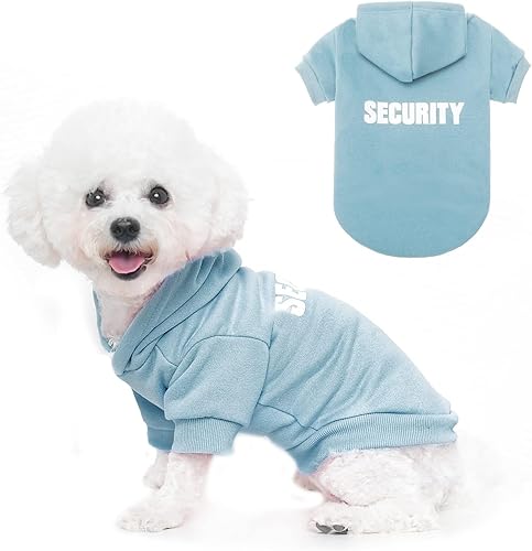 Miniatura 10 de BINGPET - Sudaderas con capucha de seguridad para perros, suéter para cachorros, abrigos para perros para clima frío, suéter de forro polar