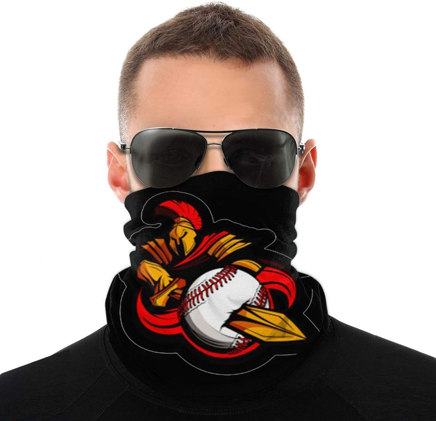 Spartan Soldier Baseball Boho Bandana, Balaclava, Headband For Women And Men at Amazon Men’s
