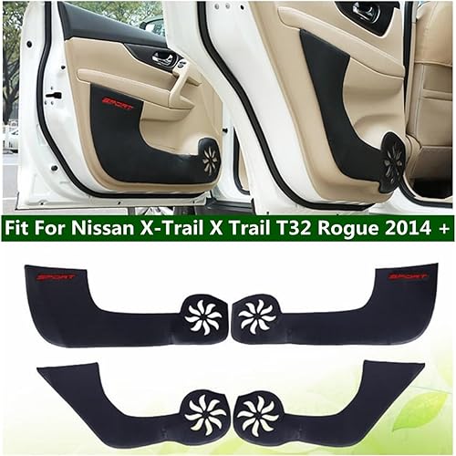 Miniatura 2 de Lapetus Car Inner Door Anti-Kick Pad Protection Cover Side Film Stickers Compatible for Nissan X-Trail X Trail T32 Rogue 2014-2020