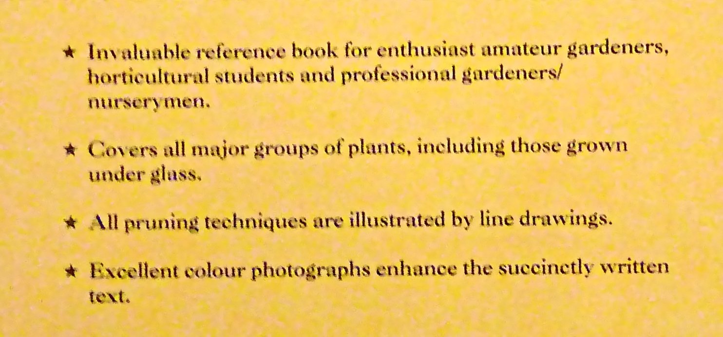 The Complete Book of Pruning