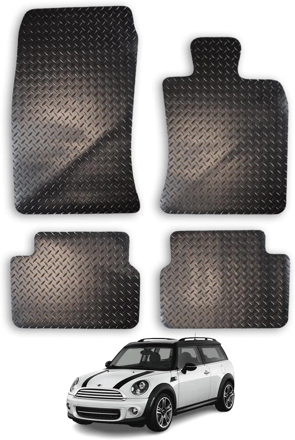 To Fit Mini Clubman R55 2007-2015 Tailored Car Mats Black (RCW