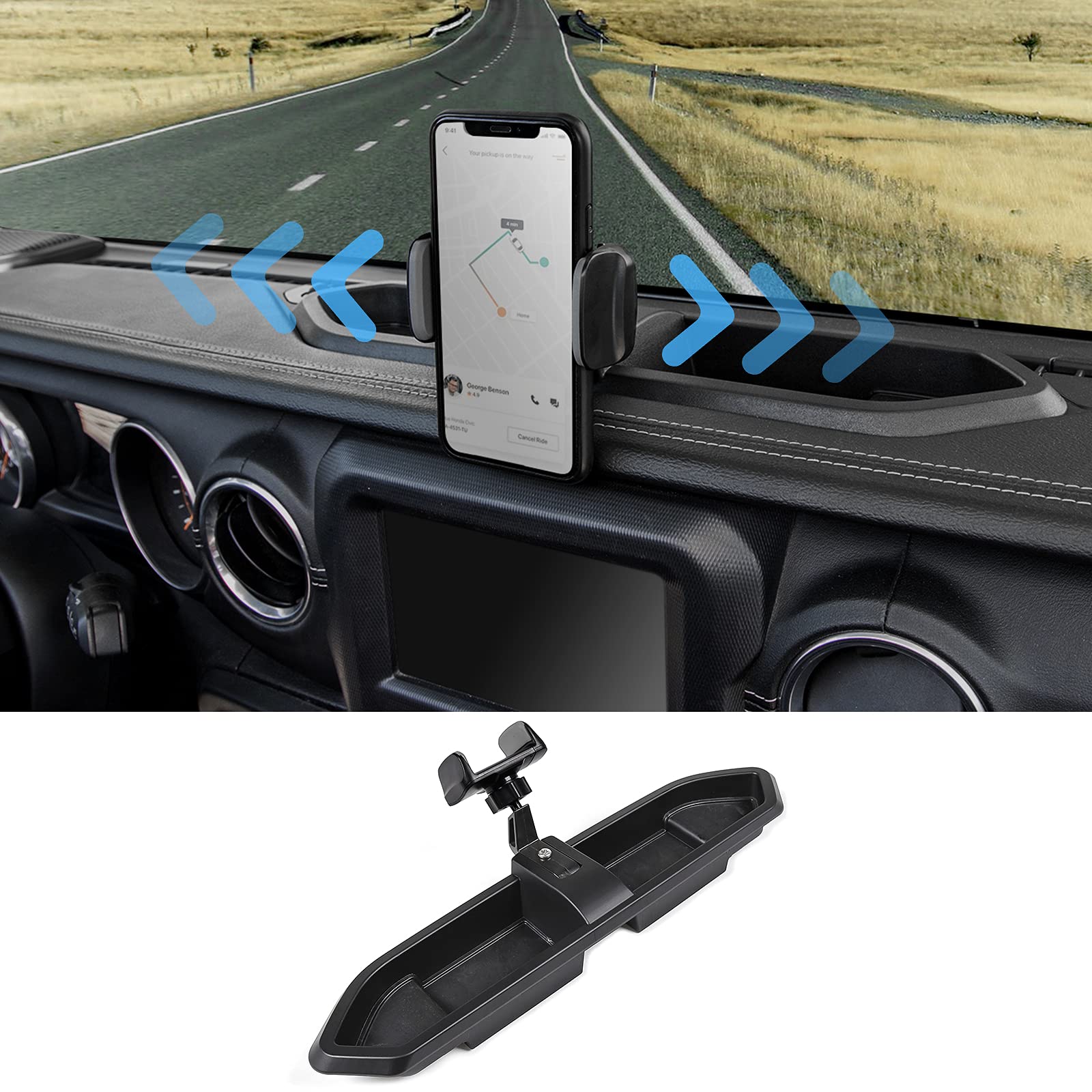 Buy SQQP JL MultiMount Dash Phone Holder, Phone Mount Storage Tray