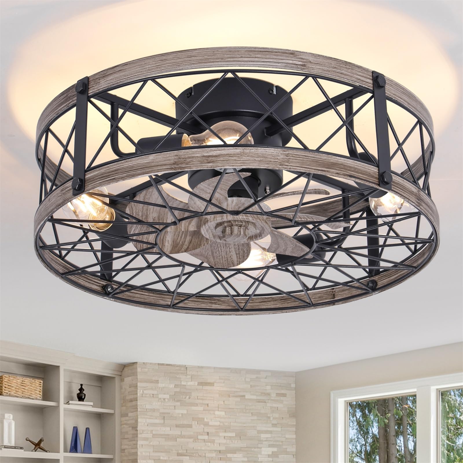 REDSTAR 24 Farmhouse Ceiling Fan