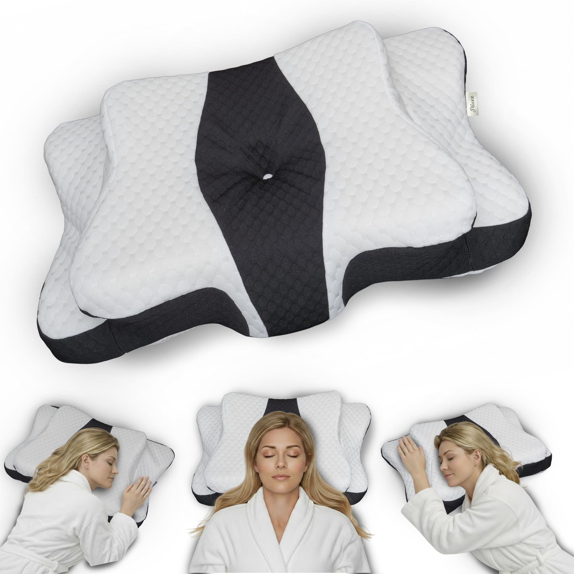 Amazon.com: piluxx Ergonomic Cervical Neck Pillow for Sleeping