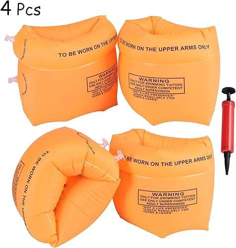 Miniatura 2 de Flotadores de brazo inflables para natación, mangas flotantes, anillos de natación (4-6-8 piezas)