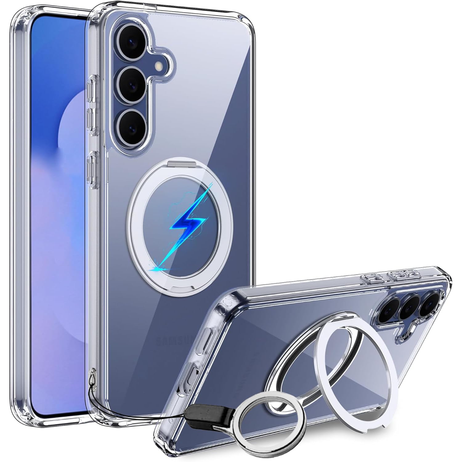 Amazon.co.jp: 【360°回転スタンド】for Galaxy S22 ケースMagSafe対応
