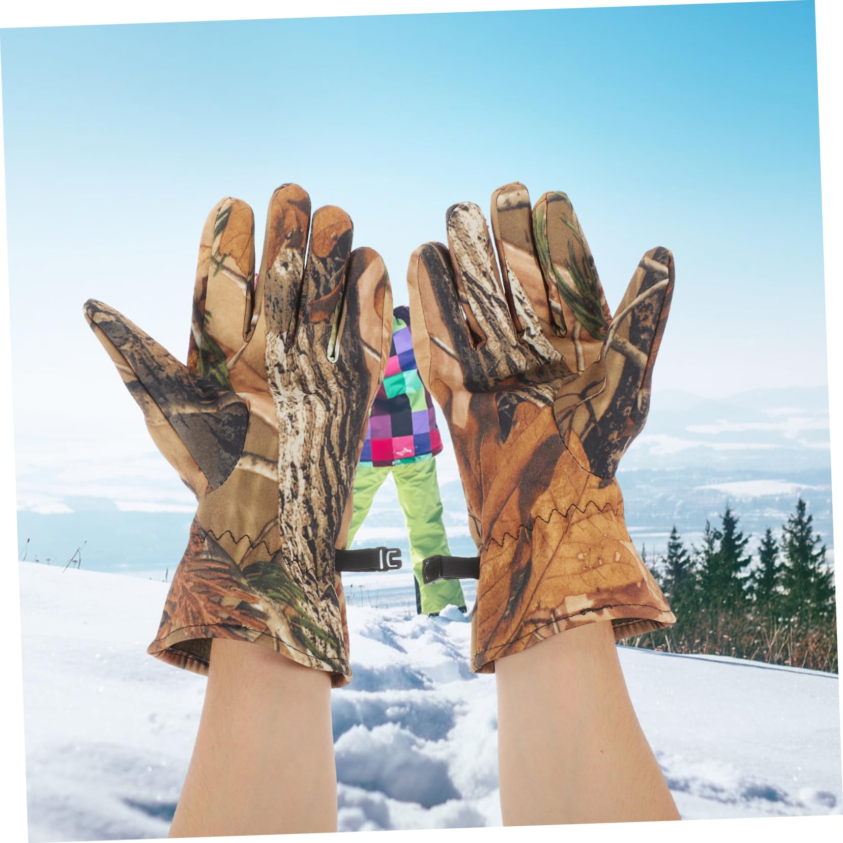 Guantes Antideslizantes de para Caza con Dedos Completos Impermeables y Cálidos para Actividades
