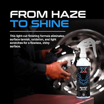 Chem-X Bandit Blue Sprayable Metal Polish Finish Cut | Sprayable