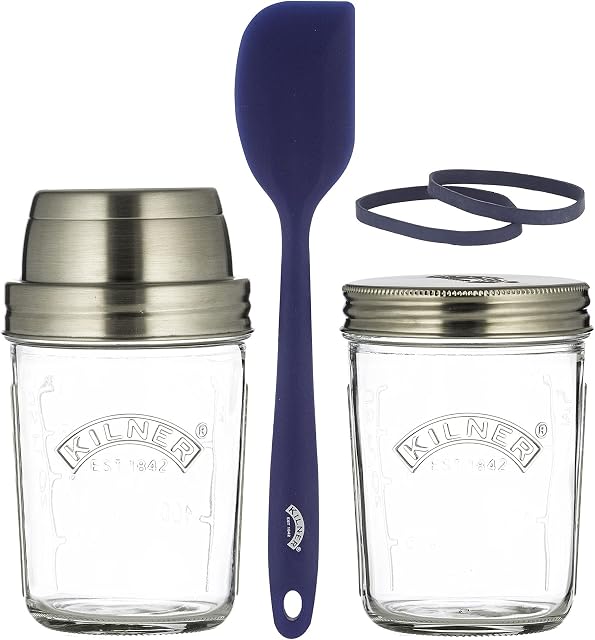 Kilner 0025.035 Sourdough Starter Set, Glass, 350 milliliters