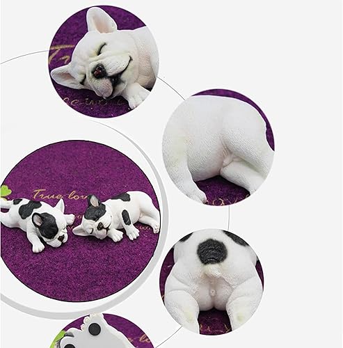 Miniatura 3 de Escultura de bulldog francés, estatuas de jardín, estatuas para exteriores, esculturas de perro, adorno de resina para patio, hogar, adornos
