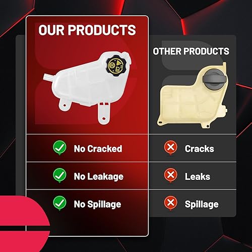 Vista 12 de BDFHYK Depósito de expansión de refrigerante del motor compatible con Buick Cascada Verano Chevrolet Chevy Orlando Cruze Limited Reemplazar 603-383