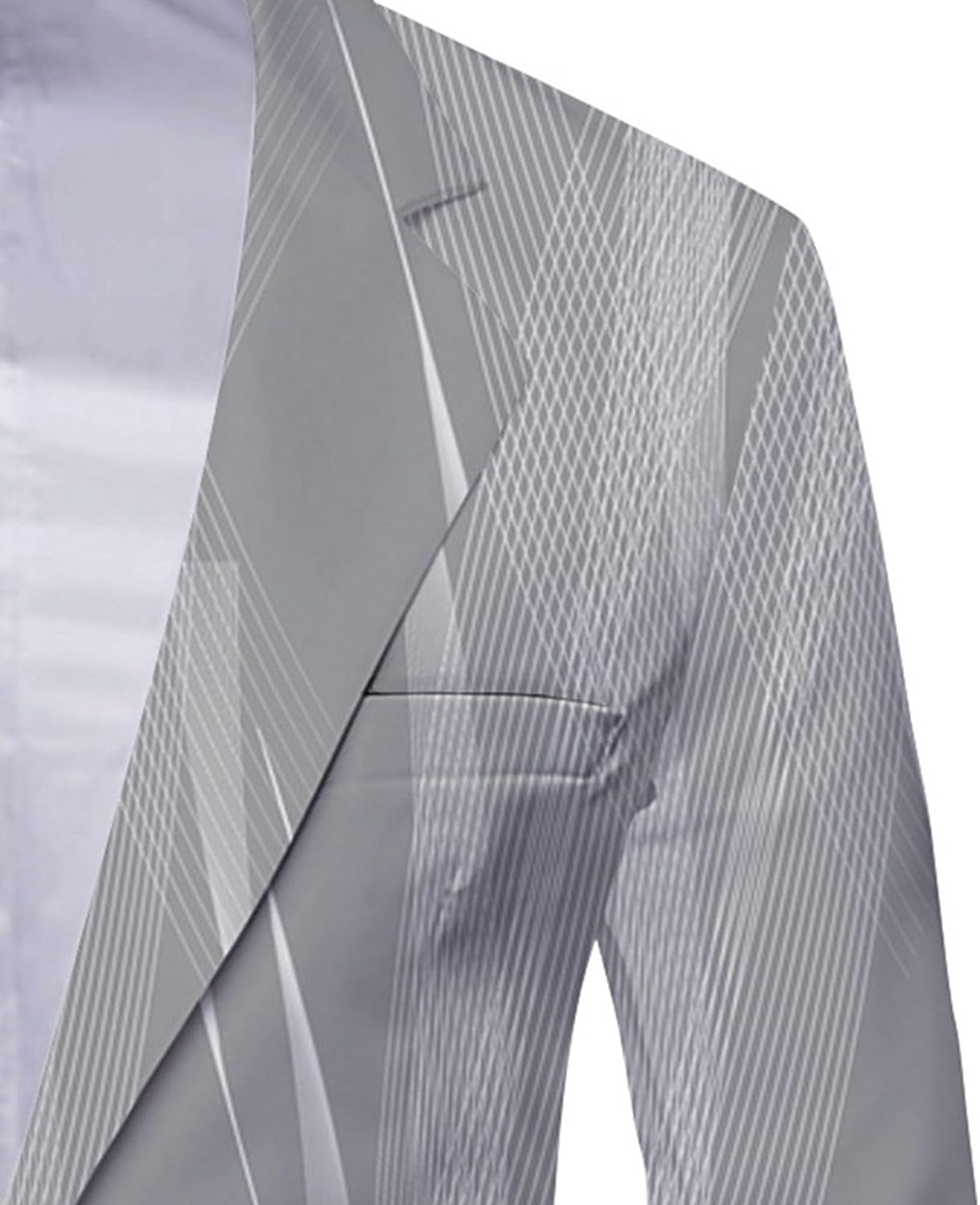 JEsilunmaMY Men's Casual Blazer Jacket Plus Size Notch Lapel Lightweight Sport Coats Suit Jacket for Wedding Prom Party