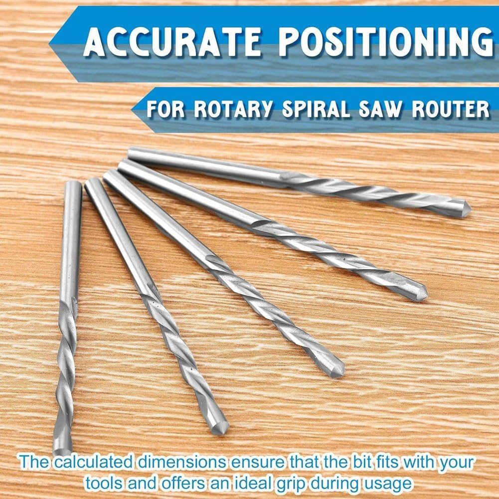 Kopinma 30 PCS 1/8inch Drywall Bit Bulk Drywall Cutting Bit Drywall Drill Bit for Drywall Tools Cutting Use with Spiral Saw - Image 3