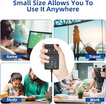 UL Listed 12V AC Charger for Mini PC : KAMRUI Beelink GMKtec ACEMAGIC Bmax Mele minisforum Minix Coofun Acepc Areel Kodlix Protectli Qotom BOSGAME Mini Desktop Computer