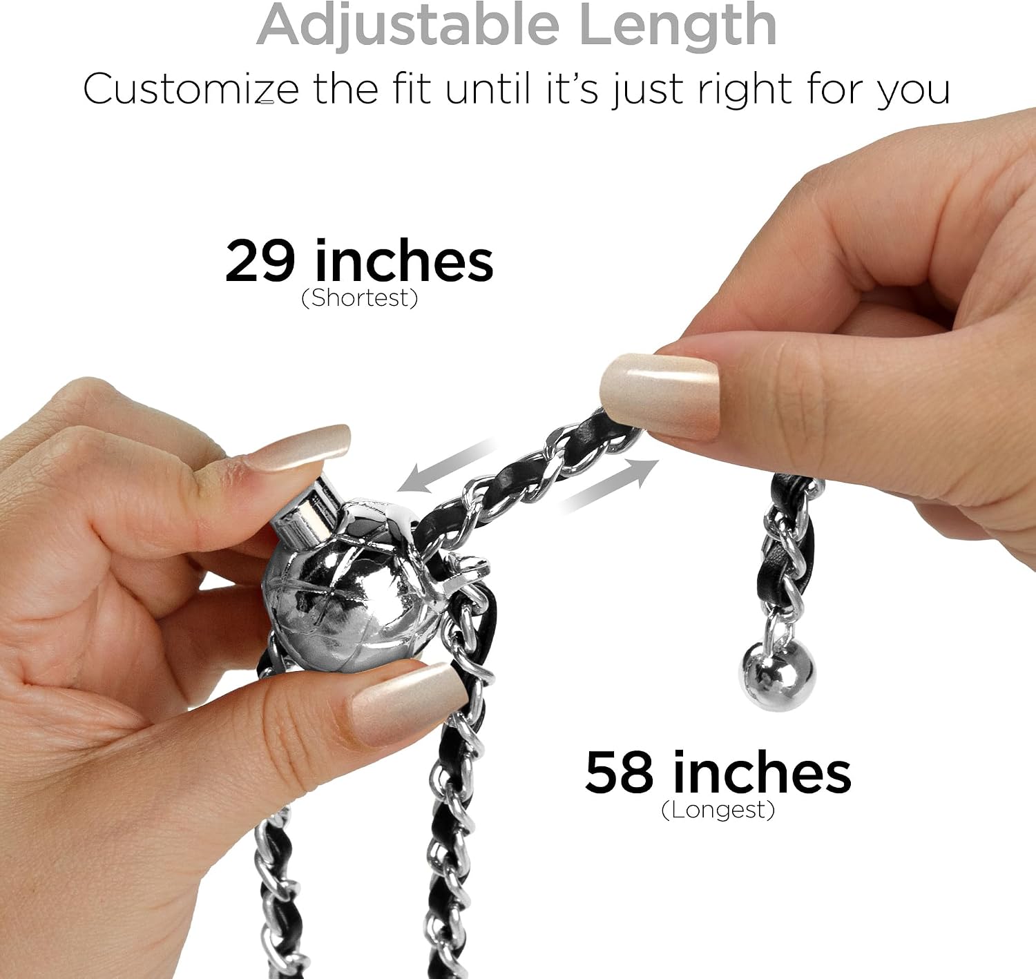 HyperGear Crossbody Phone Lanyard Strap Hands-Free Theft Secure Cell Phone Crossbody for Gym, Concerts & Travel [iPhone, Galaxy, Pixel]