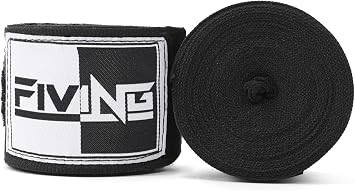 FIVING Boxing Hand Wraps Inner Gloves for Men Women, 180 Inch Elasticated Thumb Loop Bandages, Wrist Wrap Protection Muay Thai MMA Kickboxing Martial Arts Punching Bag Training
