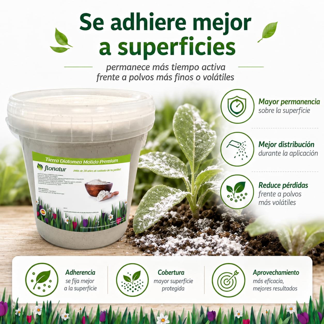 Tierra diatomea molida natural 5kg, múltiples usos, tratamiento eficaz contra insectos por deshidratación y fertilizante natural, control de plagas