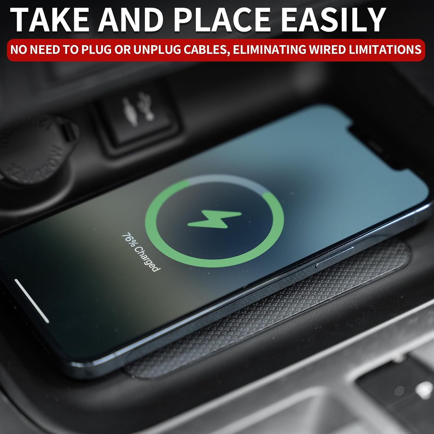Xipoo Rocker Xipoo Compatible con cargador inalámbrico Toyota RAV4 2019-2023 ...