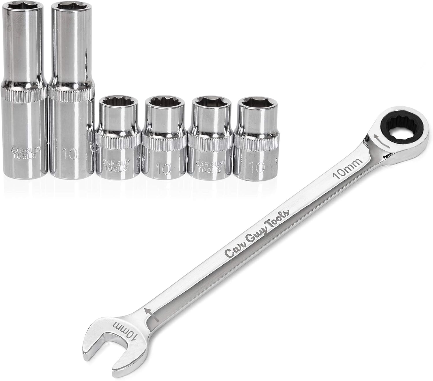 BRAZEN 10mm Socket Ten Pack (Multi-Type) : Automotive