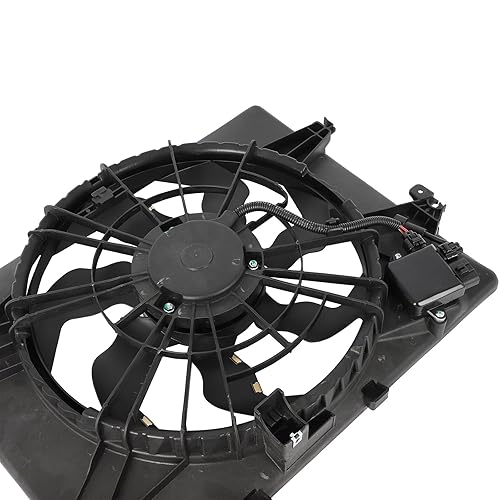 Vista 25 de SCITOO Ventilador de refrigeración del condensador del radiador compatible para Quattro/TT para Passat/Passat CC/Golf/Beetle