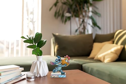 Miniatura 2 de Enesco Disney Traditions by Jim Shore - Figura de Lilo y Stitch Running con cesta de Pascua, 5.75 pulgadas, multicolor