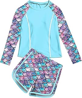 2025 - Trajes de baño Rashguard para niña, 2 piezas, UPF 50+, traje de baño de verano para bebé bikini 68
