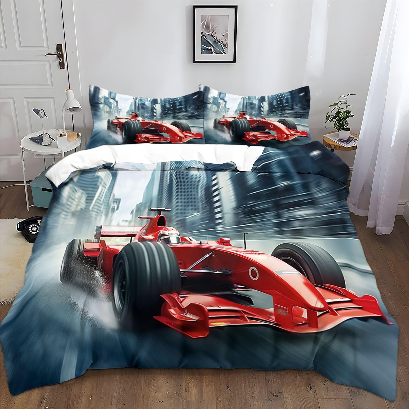 Housse de couette course de formule pour transformer l'ambiance de la chambre