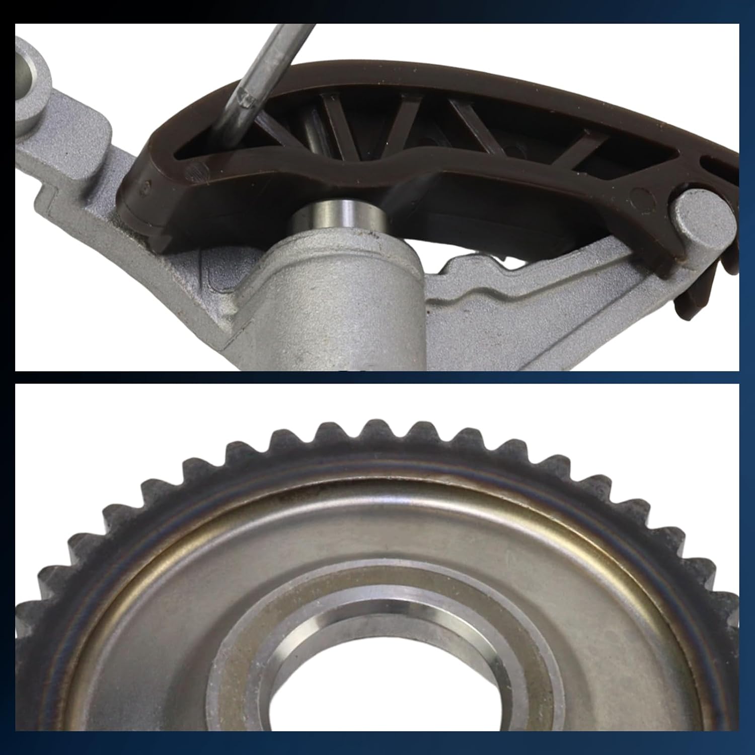 MUNIK Oil Pump Timing Drive Chain Set Compatible with BMW 228i 528i 428i 320i X1 X3 X4 X5 Z4 N20 N26 Replace# 11418651102 11417602653 11417605367 11417602647 11417605366