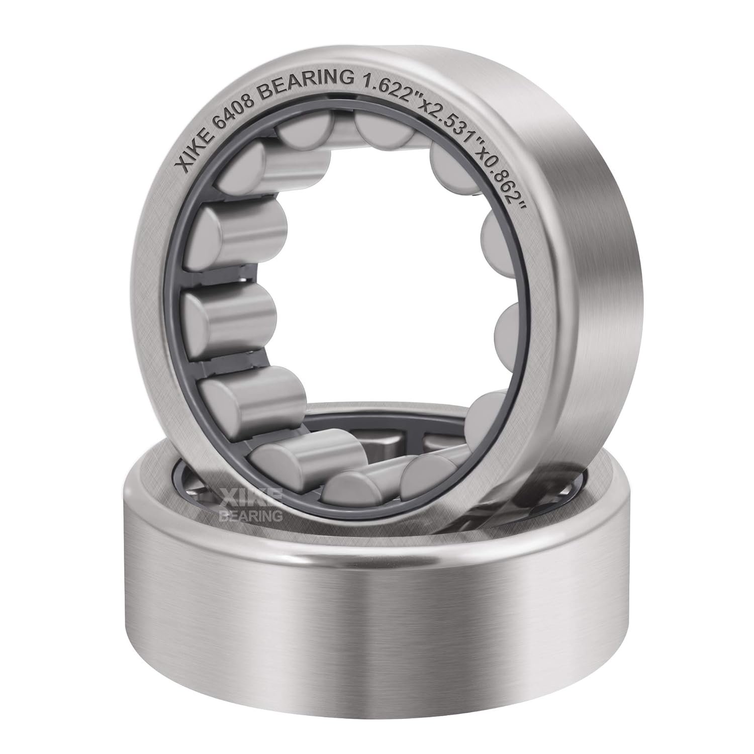 XiKe 2 Pcs Rear Axle Bearing, Replacement for Timken 6408, Chrysler, Compatible Ford, GM and More. ID 1.622" x OD 2.531" Wheel Bearing Pack 2