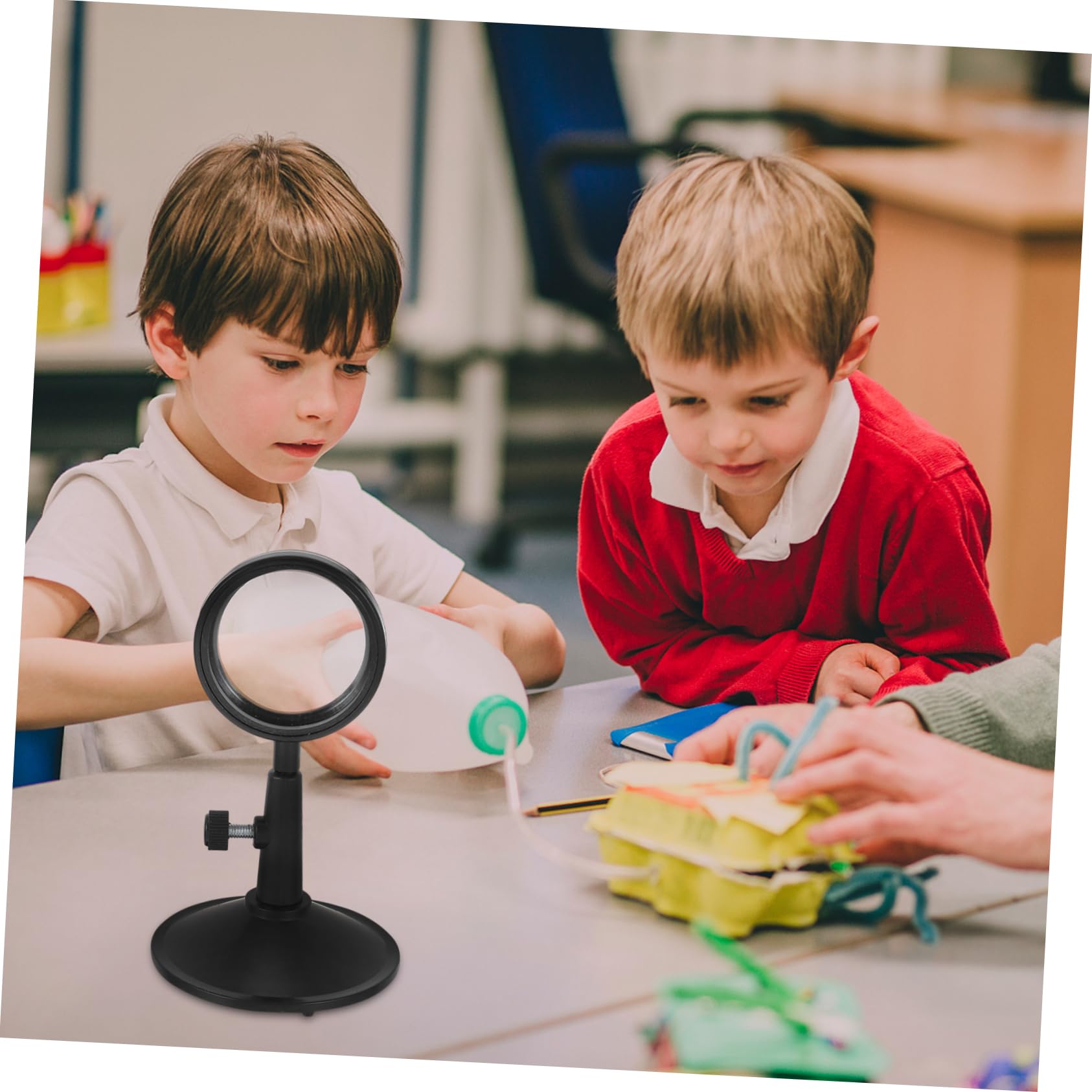 NAMOARLY 1 Set Plastic Physical Optical Concave Lens Physical Experiment Optical Lens Physical Convex Mirror Physical Concave Lens