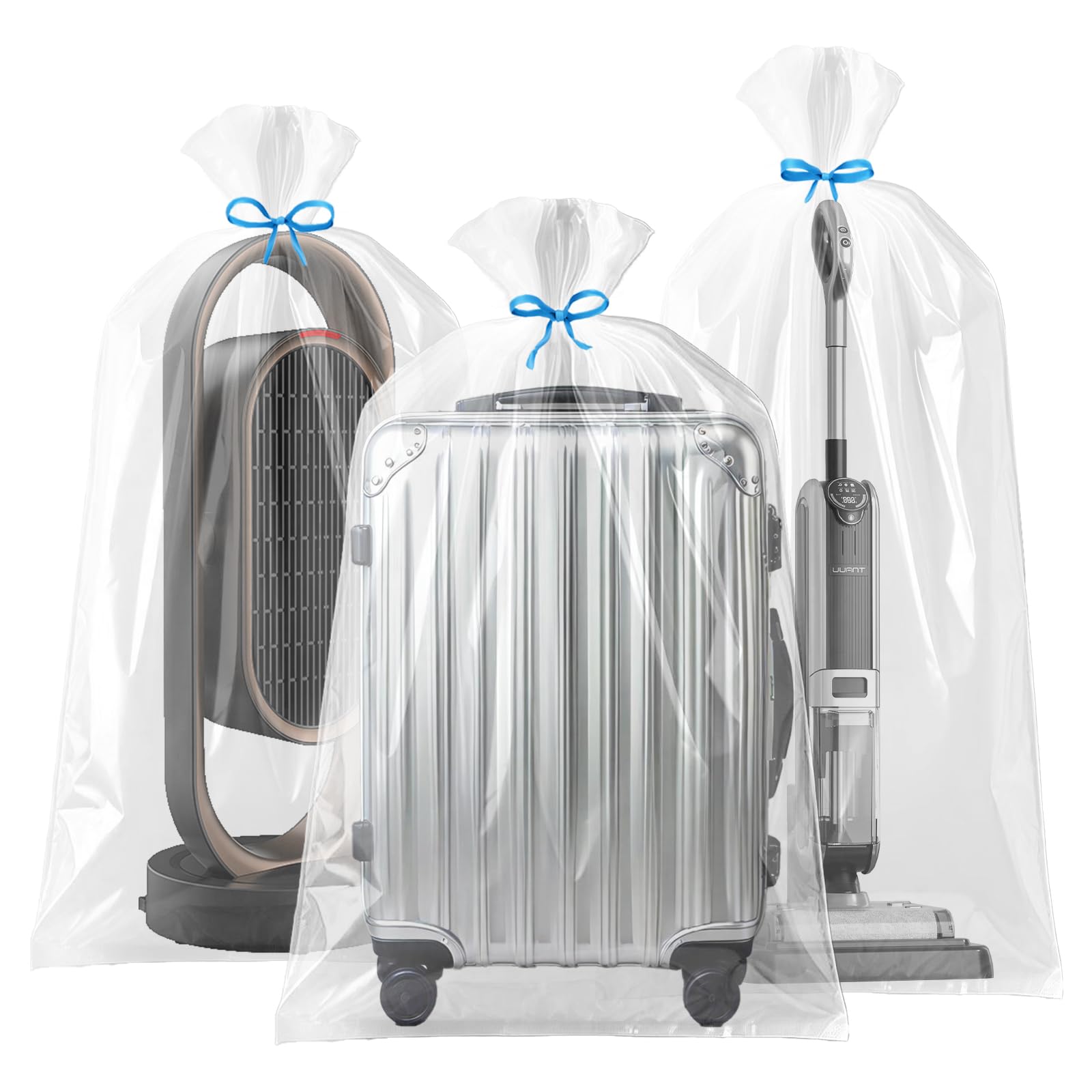 Lanswood Extra Large Clear Plastic Storage Bags
