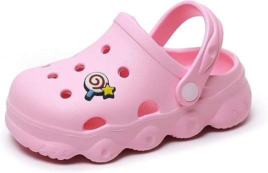 INMINPIN Kids Cute Clogs Cartoon Garden Shoes Boys Girls Slides Slippers Indoor Outdoor Children Water Shower Beach Pool Sandals