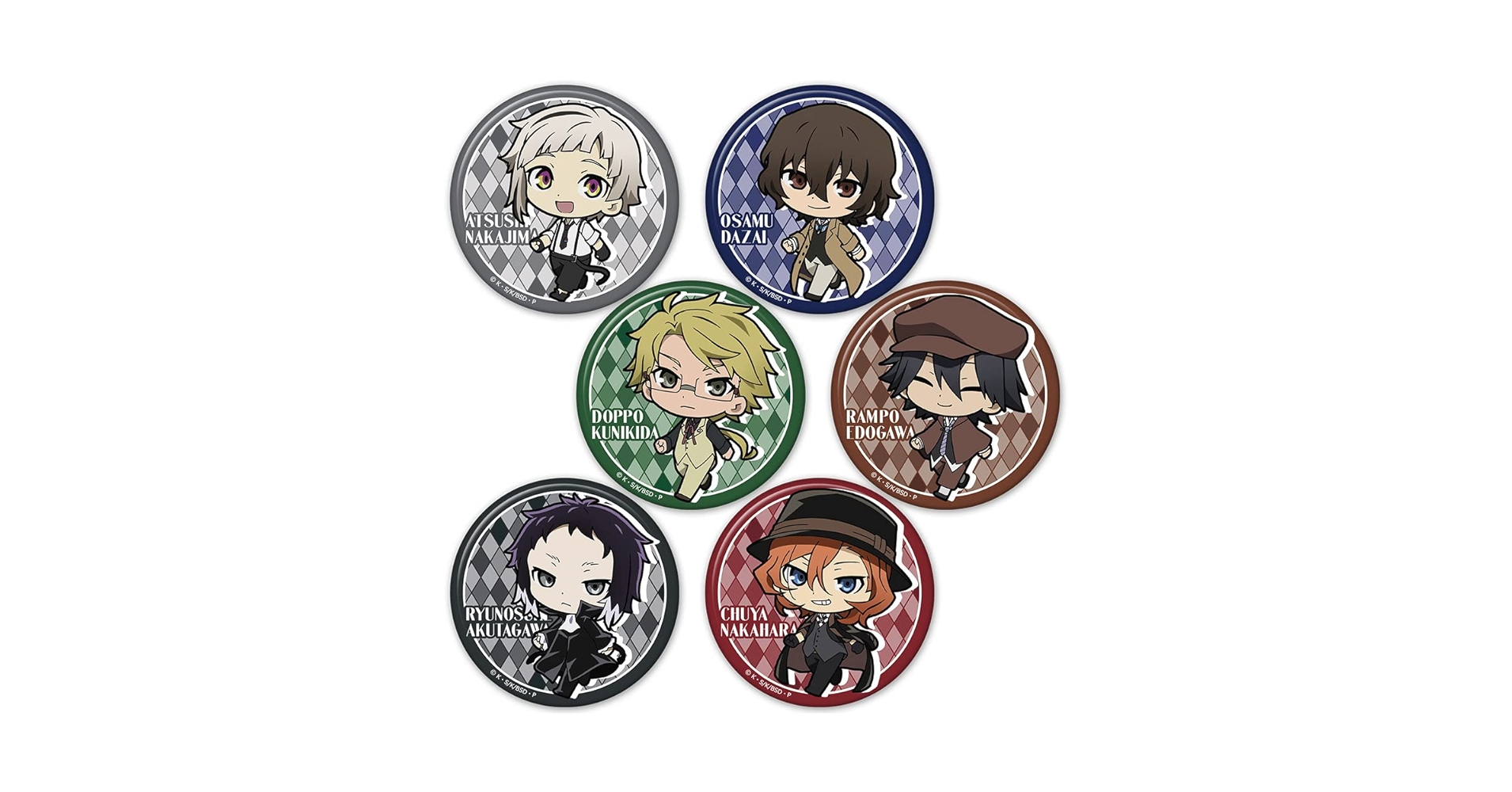 【レア品】全10種セット 文豪ストレイドッグス 缶バッジ クレーン Crane レア品】全10種セット 文豪ストレイドッグス 缶バッジ クレーン