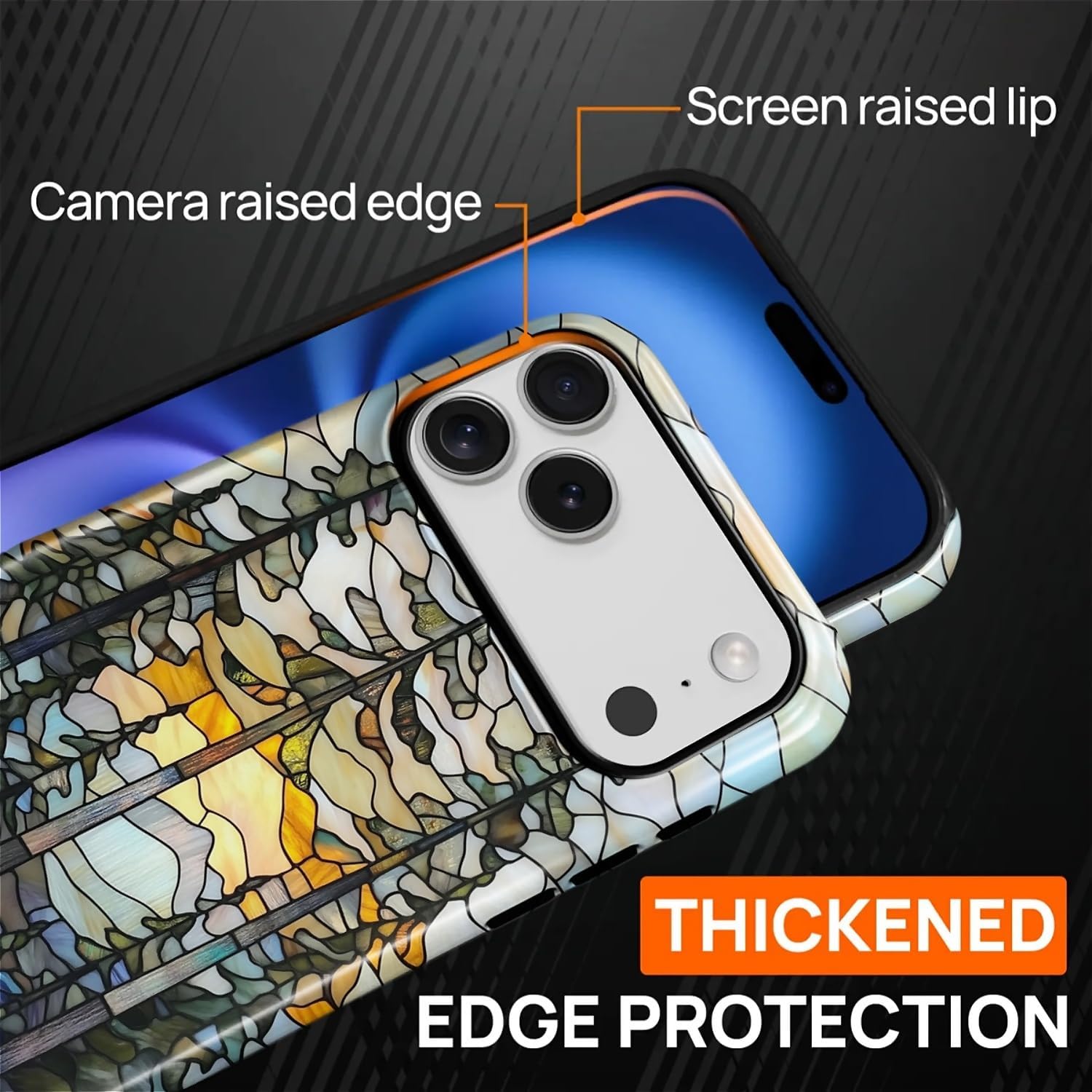 Magnetic Case for iPhone 17 Pro Max,Compatible with Magsafe PC Hard Shell Silicone Inner Bumper Anti-Scratch Full-Body Cover Shockproof Slim Design Mountains Sunset - Image 6