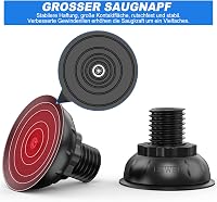 DEWEL 4 db hűtőláb állvány, állítható szívócsapos talp, 12-15 cm magasság, 300 kg terhelhetőség - Breite:30-60cm/Höhe 12cm-15cm 4