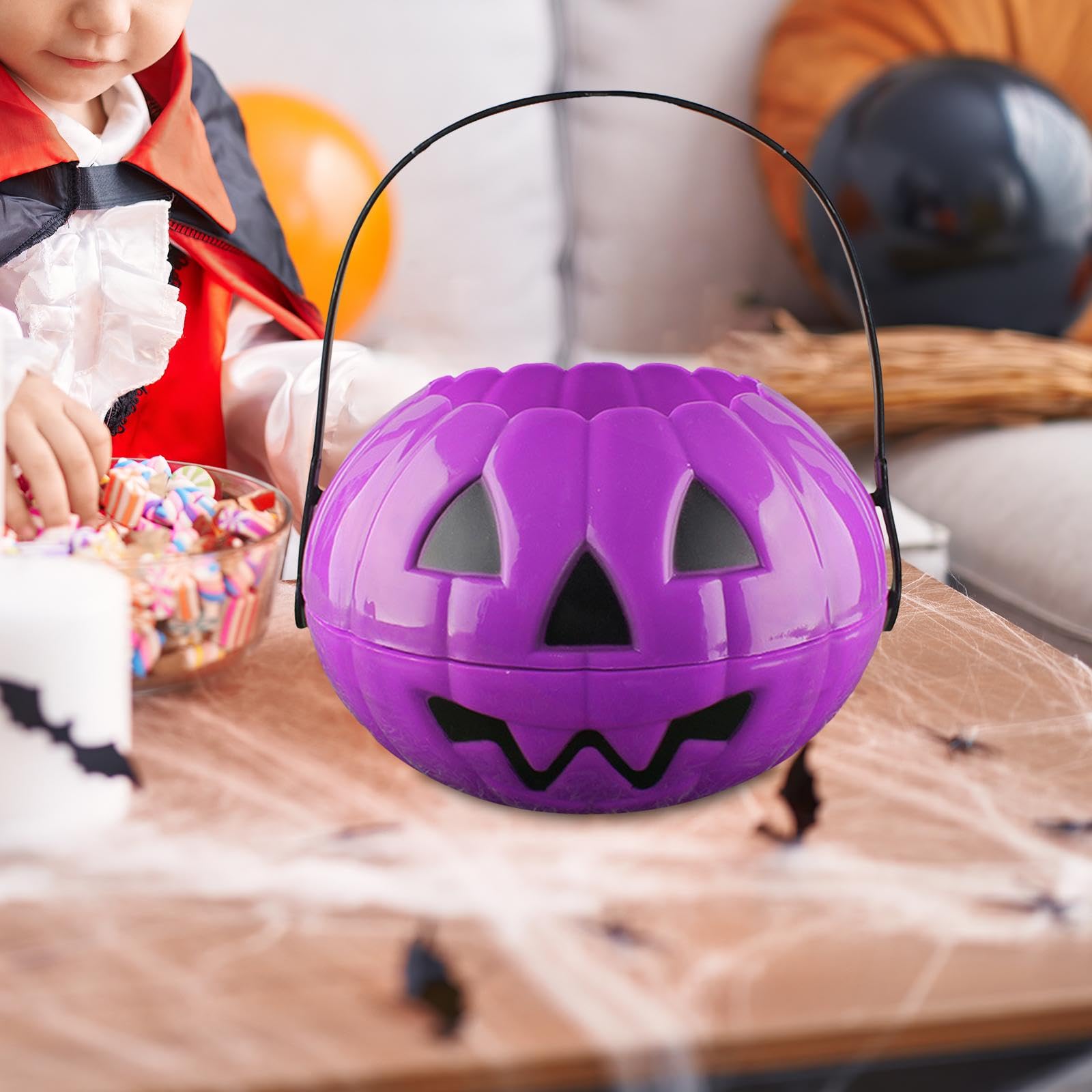 Amazon.co.jp: Shamiina ハロウィン パンプキン キャンディバスケット