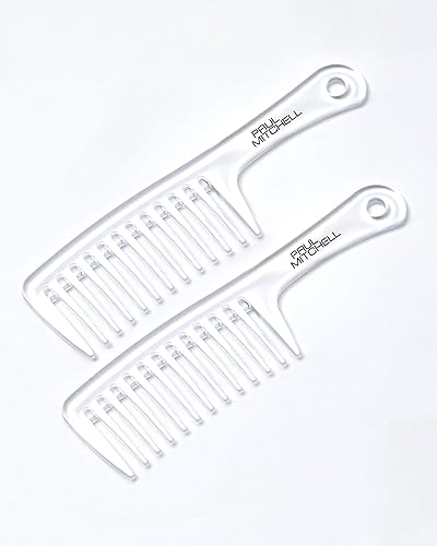 Miniatura 17 de Paul Mitchell Peine desenredante, peine de dientes anchos desenreda el cabello húmedo o seco Opaco (paquete de 1)