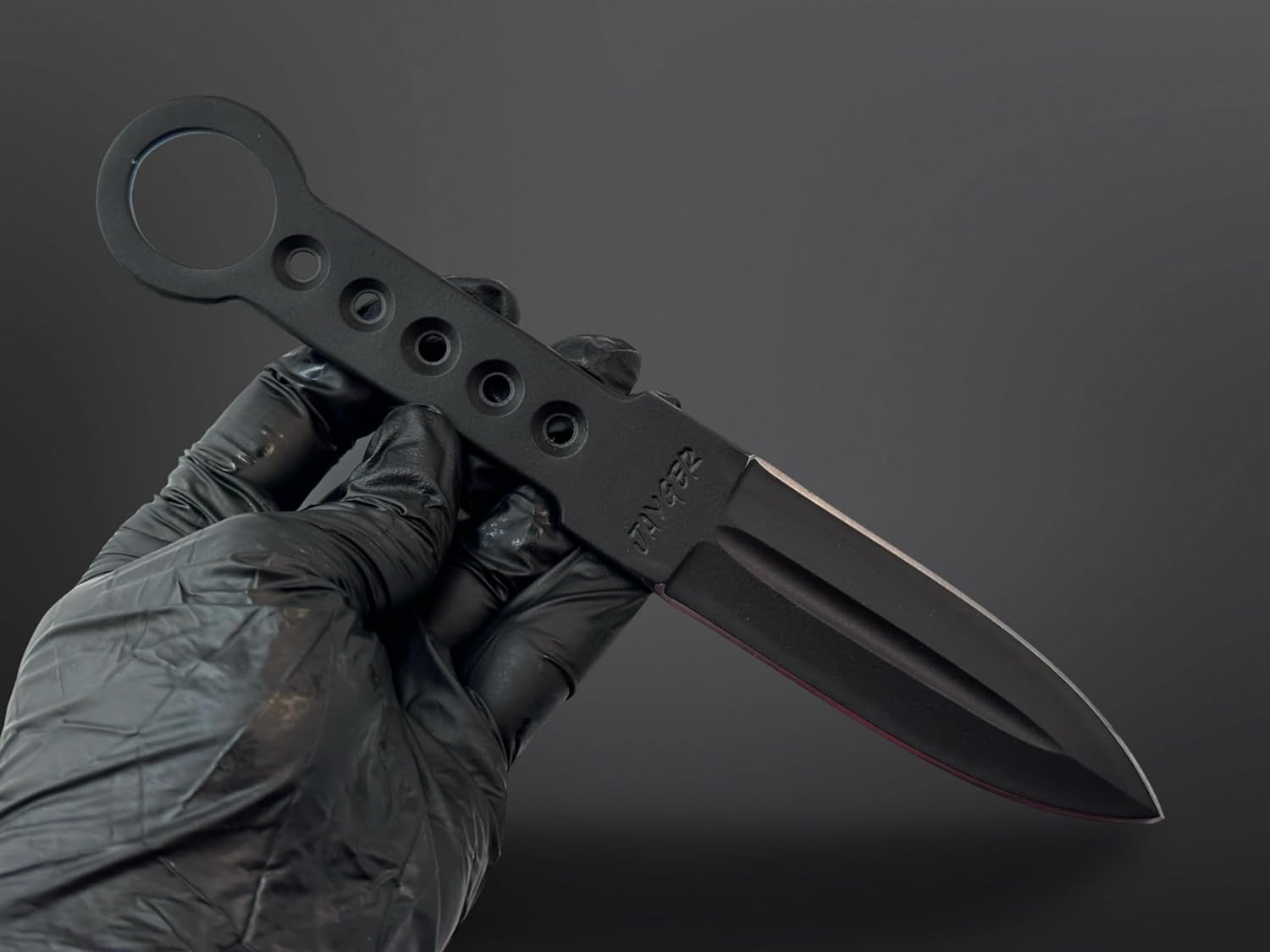 Handmade Double-Edged Carbon Steel Kunai Throwing Knife – Sharp Full Tang, Heat Treated, Balanced & Lightweight, 8.7in Length, 4.3in Blade, 130g – Perfect for Martial Arts & Target Practice