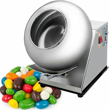 Chocolate Coating Machine, Sugar Covering Machine, Small Commercial Machine to Coating Chocolate, Mackerel Covering Machine, Coating Snacks /
