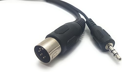 5-poliger DIN-Stecker auf 3 5 Klinken-Stecker Stereo Audio-Kabel
perfekt Synths Keyboards Sequencer Computer Tongeneratoren
Drum-Maschinen Effektverarbeiter usw verbinden : Piano und Keyboard