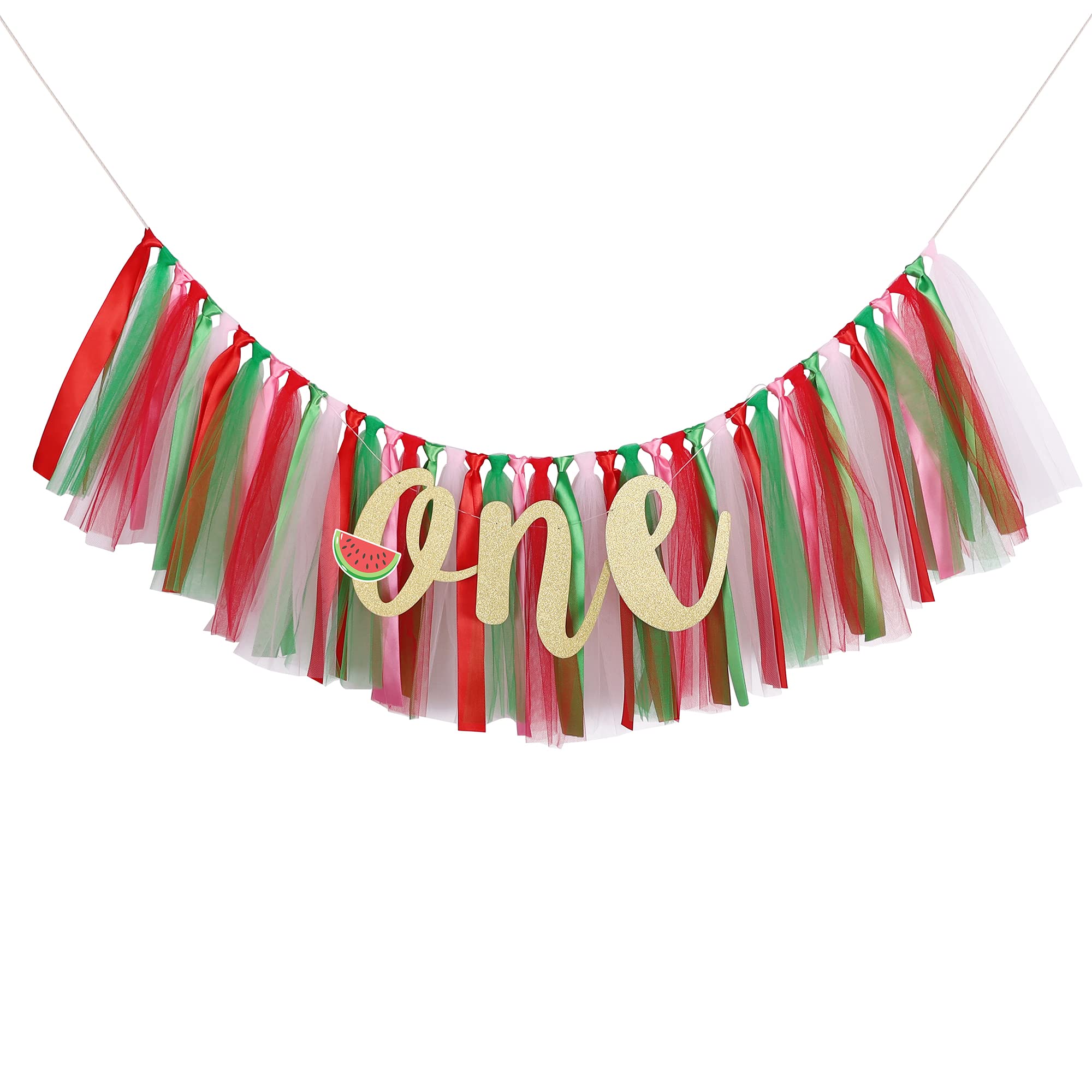 Striscione per seggiolone a forma di anguria, decorazione con festone a forma di melone, festa del primo compleanno, bambina estiva - DOWNLOAD IMMEDIATO - PDF stampabile - Italia
