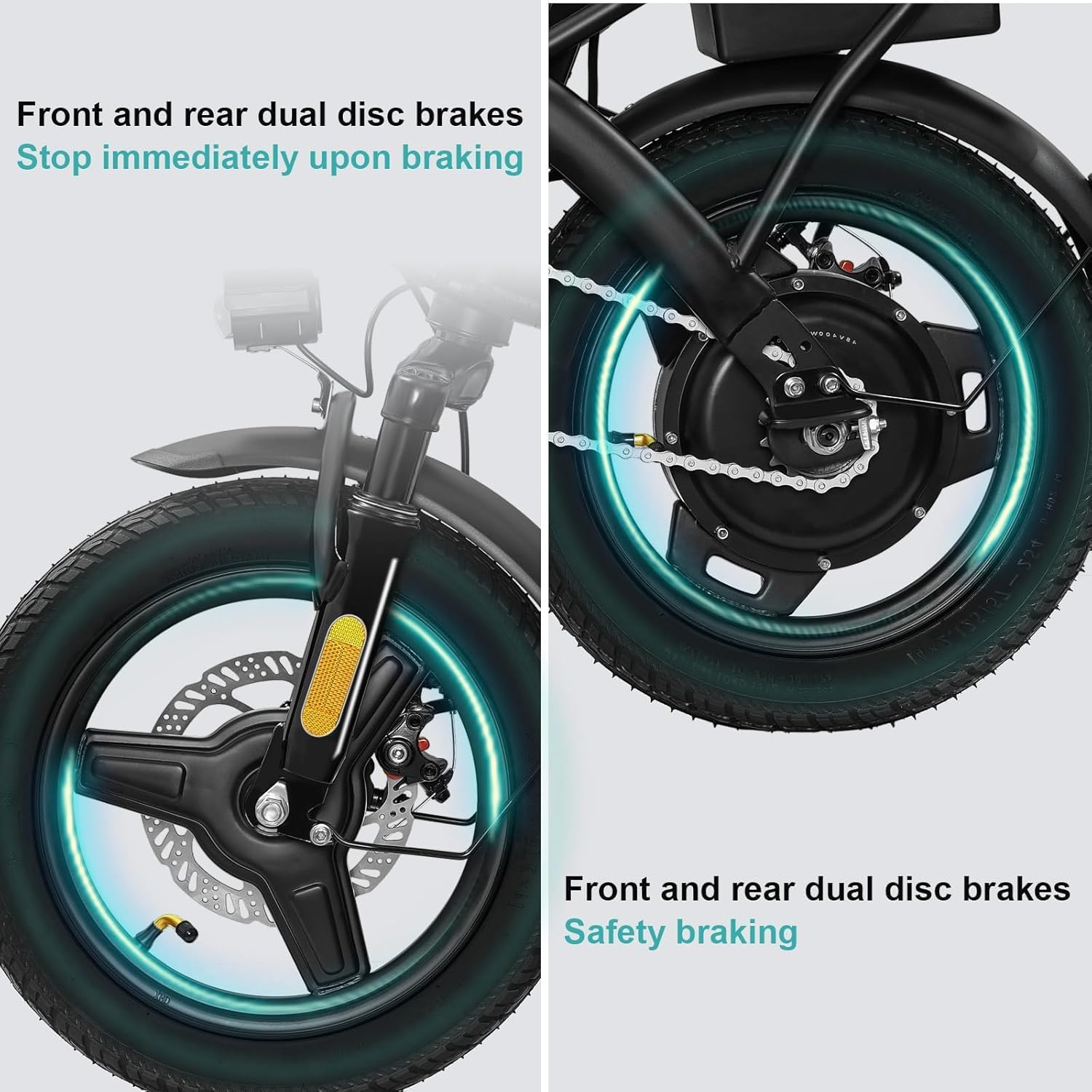 Electric Bike for Adults, 1200W Peak Motor Commuter Ebike, 20-28MPH Speed, 32 Miles Range, Removable Waterproof Battery, Dual Disc Brakes Electric Bicycle, UL 2849 Certified