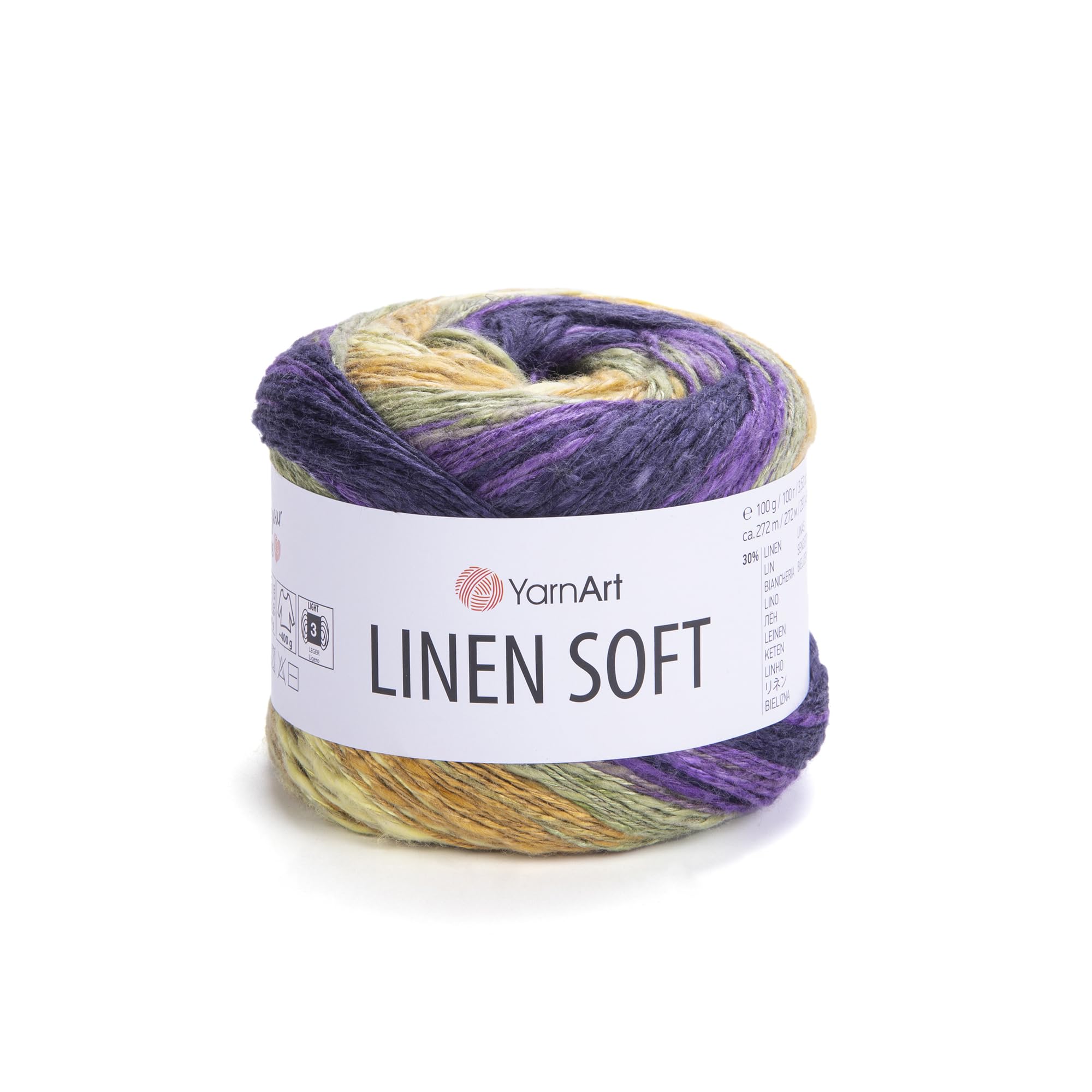 YarnArt El Örgü İpi LINEN SOFT, 7410, 4x100 gr