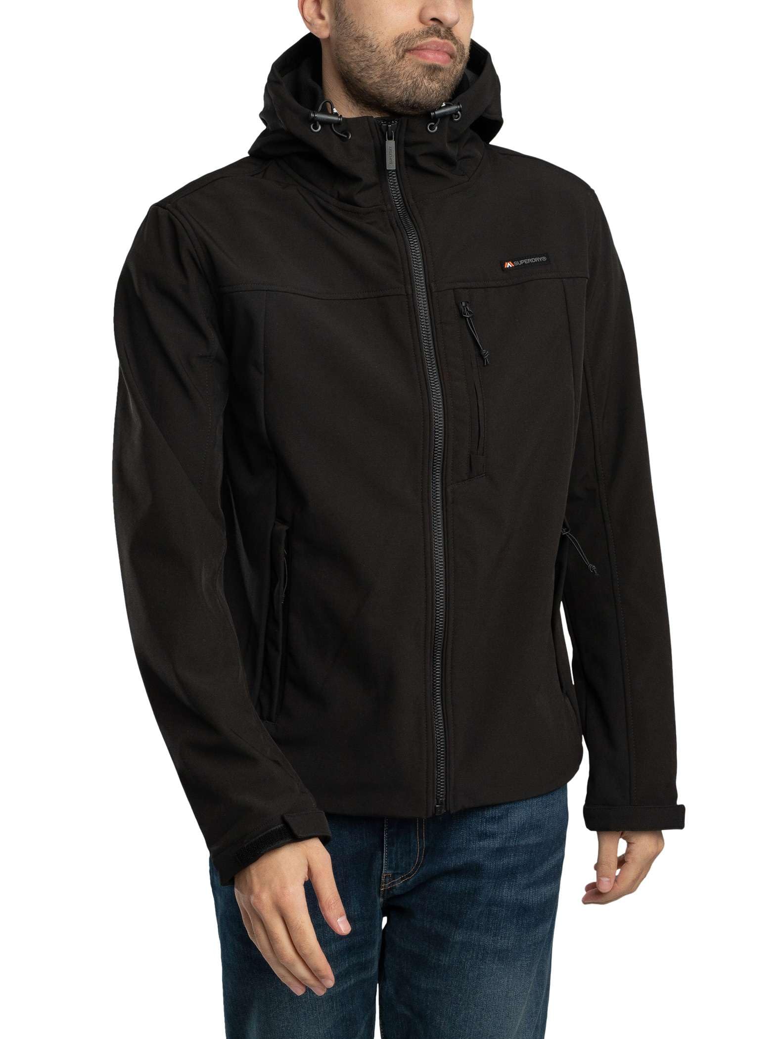 Superdry Noir Waterproof Jacket Softshell Trekker